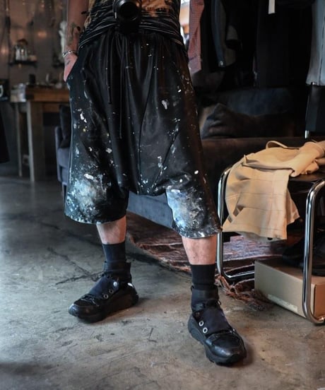 WILDFRÄULEIN × JFR "N.B.A sarouel shorts" Painted day.1