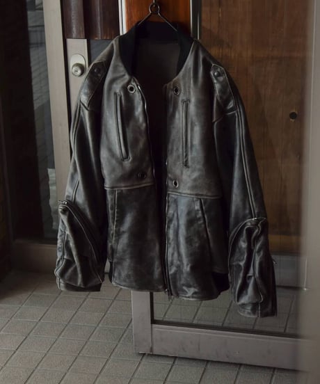 JFR "Mexican leather bomber jacket"
