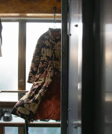 Hankes "All in one down coat" Kimono inspire.