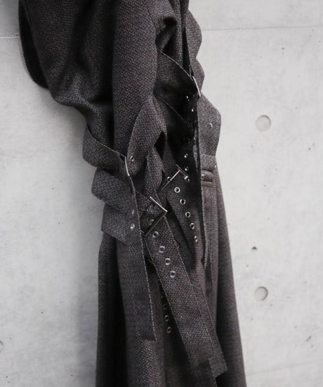 Hankes "Bontage flare pants"