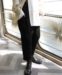 Gauche "Kaya sarouel easy pants" Black gauze.