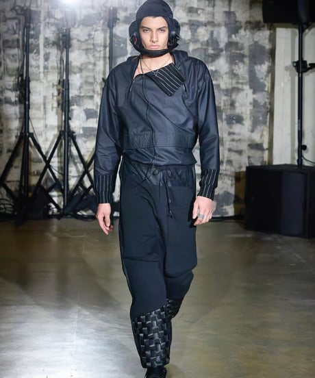 JFR "Sport nylon tape knitting pants"