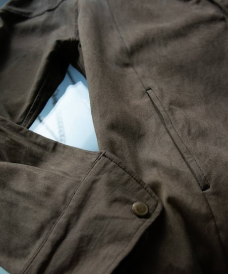 JFR "Pull over shirt" Rust dye & Japanese ink dye