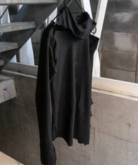 JFR "Tite volume cutsew" Black silk.