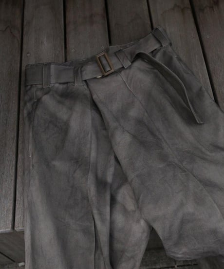 Hankes "Lap pants" Organic cotton denim grey.