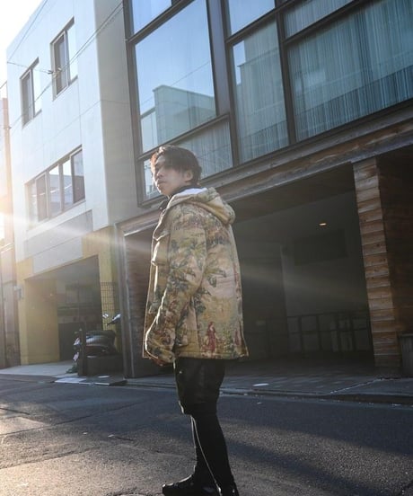 JFR "Camouflage down hoodie"