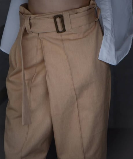 Hankes "Lap pants" Orangebeige denim ver.