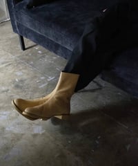 WILDFRÄULEIN×SOIIHM"Back zip boots"Yellow ver.
