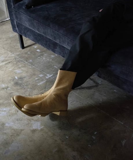 WILDFRÄULEIN×SOIIHM"Back zip boots"Yellow ver.