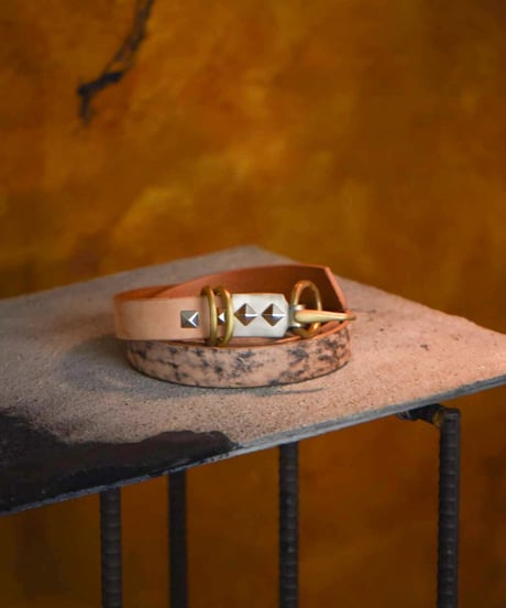 ferric "Claw leather belt"