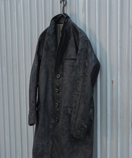 WILDFRÄULEIN "Black molskin fathers hunting coat" Wax corting.