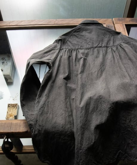 JFR "Pull over shirt" Rust dye & Japanese ink dye