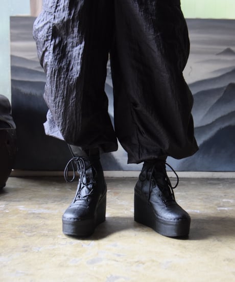 k.j dan × JFR "high heel lace up sneaker"