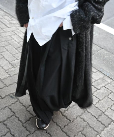 WILDFRÄULEIN "Dohgi 3tuck wide pants" Albatross.