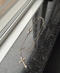 Subtle "Jesus christ" silver sterling.