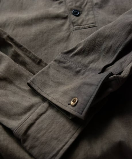 JFR "Pull over shirt" Rust dye & Japanese ink dye