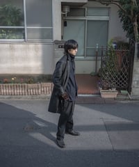 WILDFRÄULEIN "Black molskin fathers hunting coat" Wax corting.