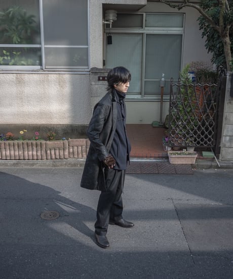 WILDFRÄULEIN "Black molskin fathers hunting coat" Wax corting.