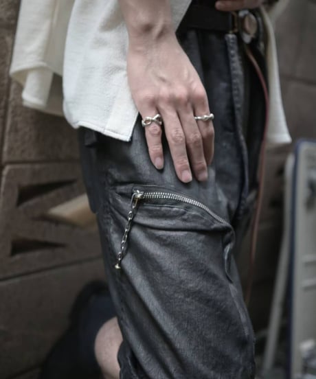 WILDFRÄULEIN "oild sarouel denim short pant"