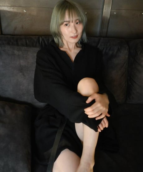Gauche "Kaya sarouel easy pants" Black gauze.