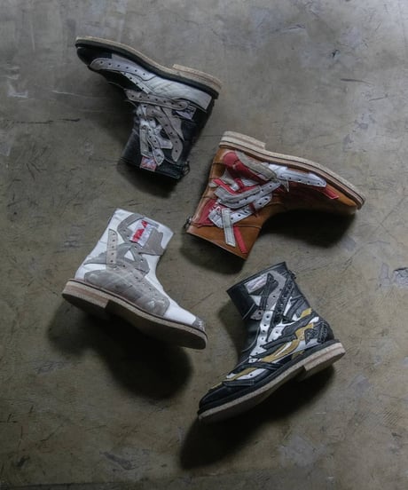 Rolling swipe high White / Black / Brown