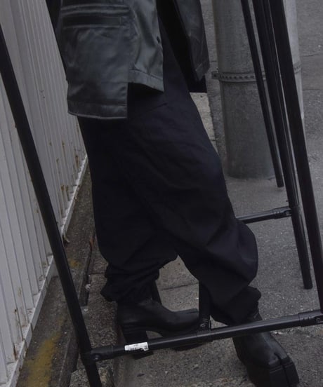 NL "Half sleeve shirt" Silk × nylon satin.