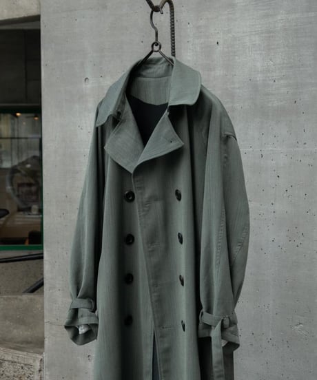 WILDFRÄULEIN "Trench coat" Offgreen silk.