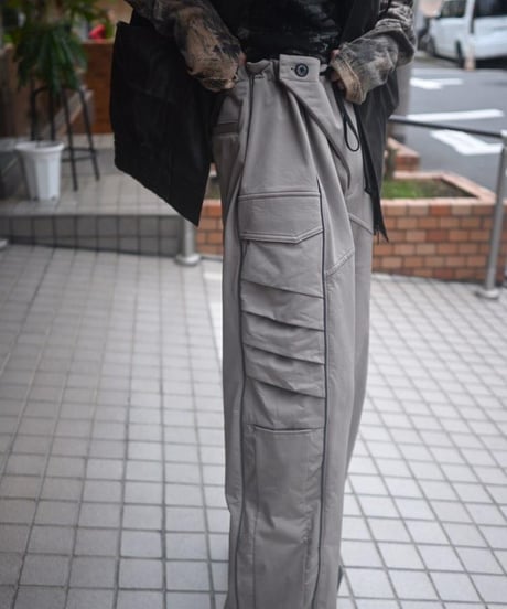 JFR "Side tucked cocoon pants"