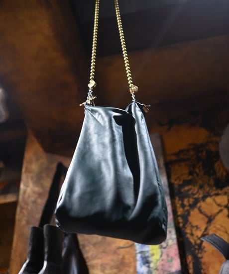 WILDFRÄULEIN "Blue crossbody bag" Indigo soft sheep.