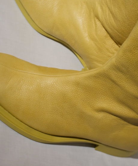 WILDFRÄULEIN×SOIIHM"Back zip boots"Yellow ver.