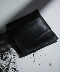 JFR "Square curve leather clutch bag"