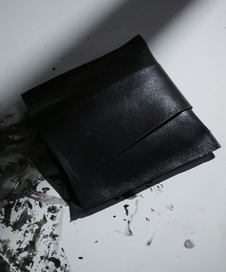 JFR "Square curve leather clutch bag"