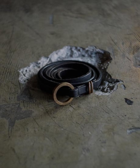 ferric " Pinch leather belt" circle