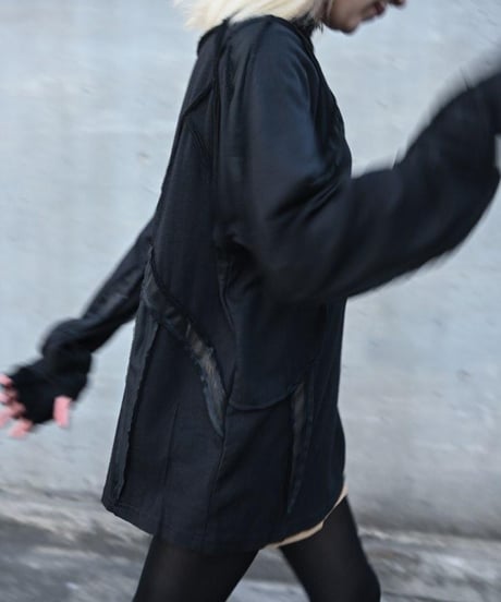 JFR "Acid type - 0 long sleeve" Black silk.