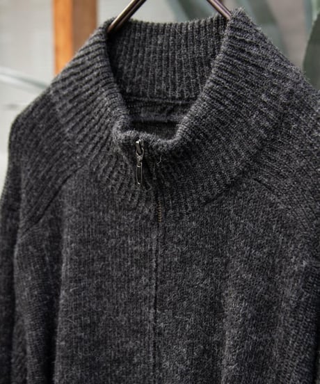 WILDFRÄULEIN "Alphaka drivers knit" Dark grey color.