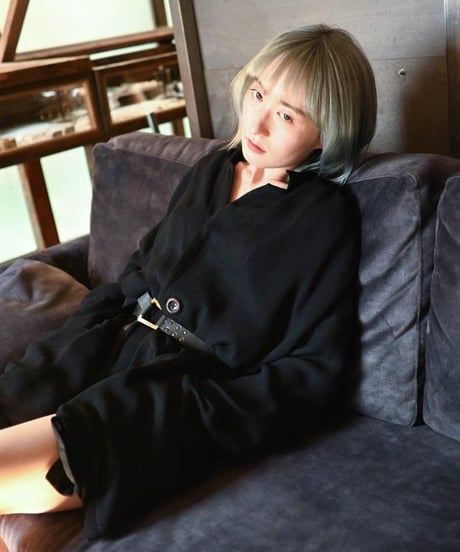 Gauche "Kaya sarouel easy pants" Black gauze.