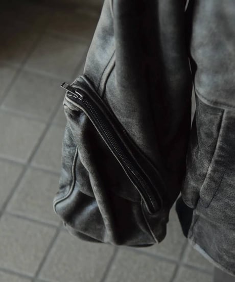 JFR "Mexican leather bomber jacket"