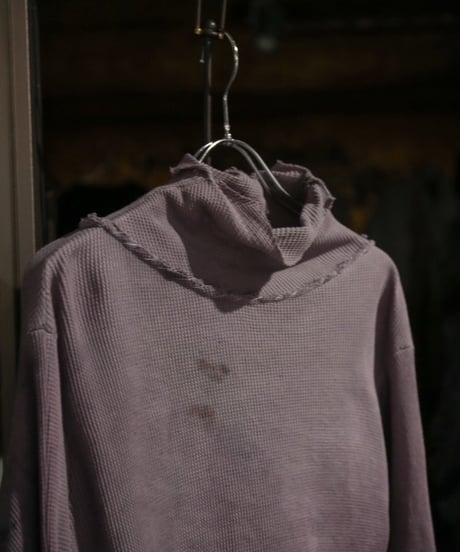 Hankes "Femme Mermaid cutsew waffle jersey" Wine dye.