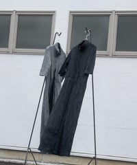 WILDFRÄULEIN "Zip up half sleeves dress coat" Yohryu black & grey.