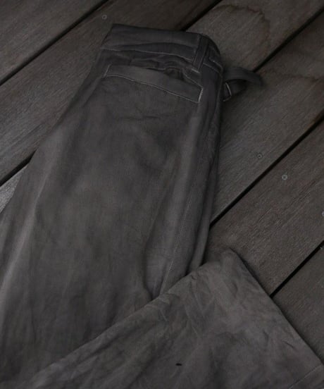 Hankes "High waist pants" Organic cotton denim grey.