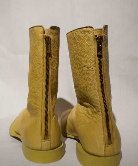 WILDFRÄULEIN×SOIIHM"Back zip boots"Yellow ver.