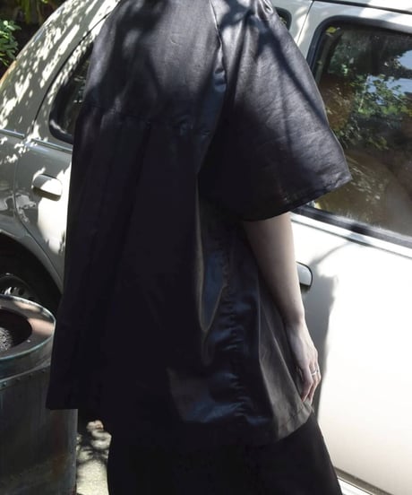 JFR "Chintz black linen shirt"