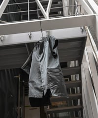 NL "Half sleeve shirt" Silk × nylon satin.