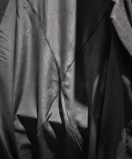 Gauche "Kaya sarouel easy pants" Black gauze.