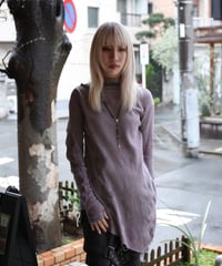 Hankes "Femme Mermaid cutsew waffle jersey" Wine dye.