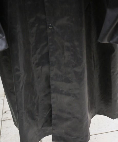 WILDFRÄULEIN "Fire Maquignon coat" Laminate linen.