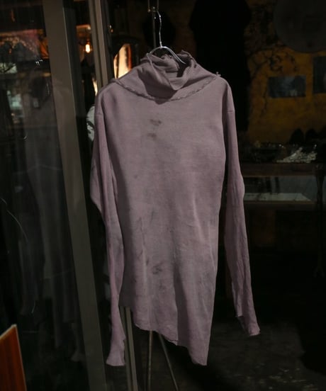 Hankes "Femme Mermaid cutsew waffle jersey" Wine dye.