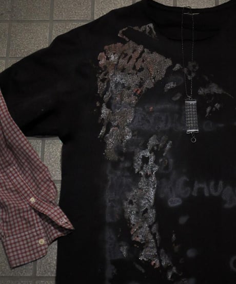 JFR "Crisis heart repezen black panaer' long sleeves" 3Theme printed.