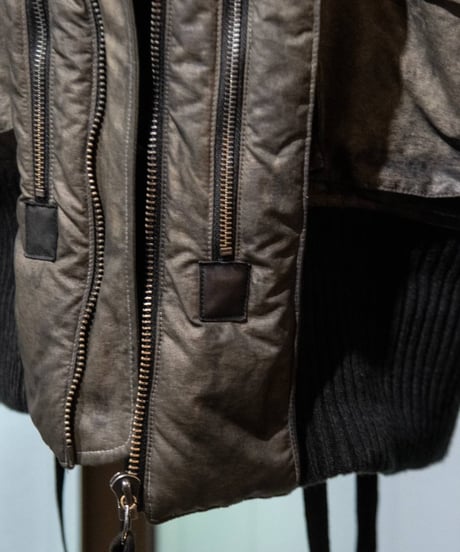 WILDFRÄULEIN "Goat bomber jacket type-c" Dark.
