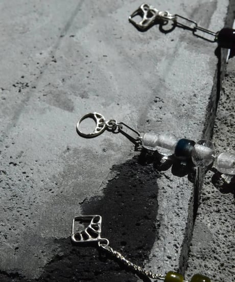 Ferric × WILDFRÄULEIN JFW collectionpiece "Beads × Enamel silver bracelet"